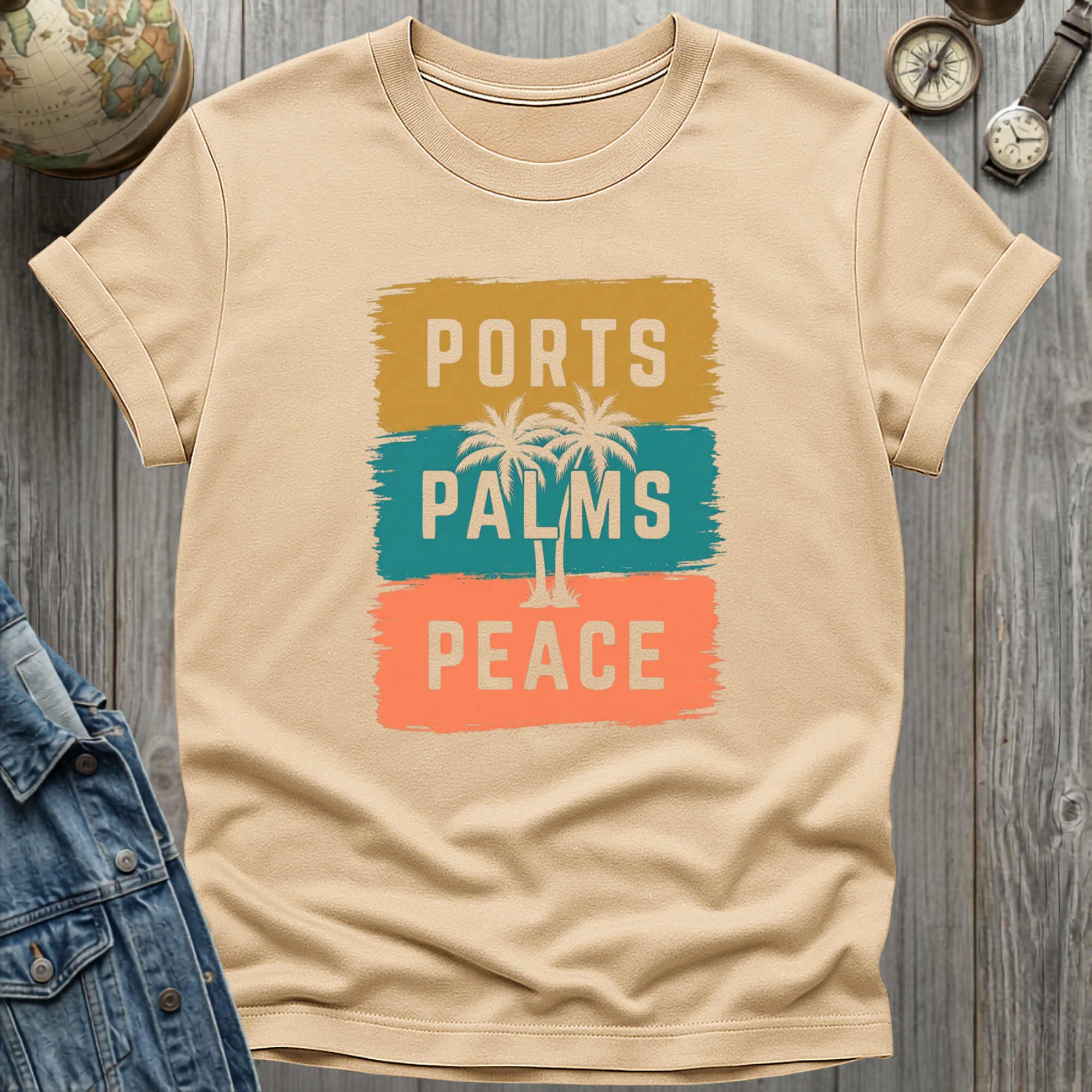 Ports Palms Peace T-Shirt