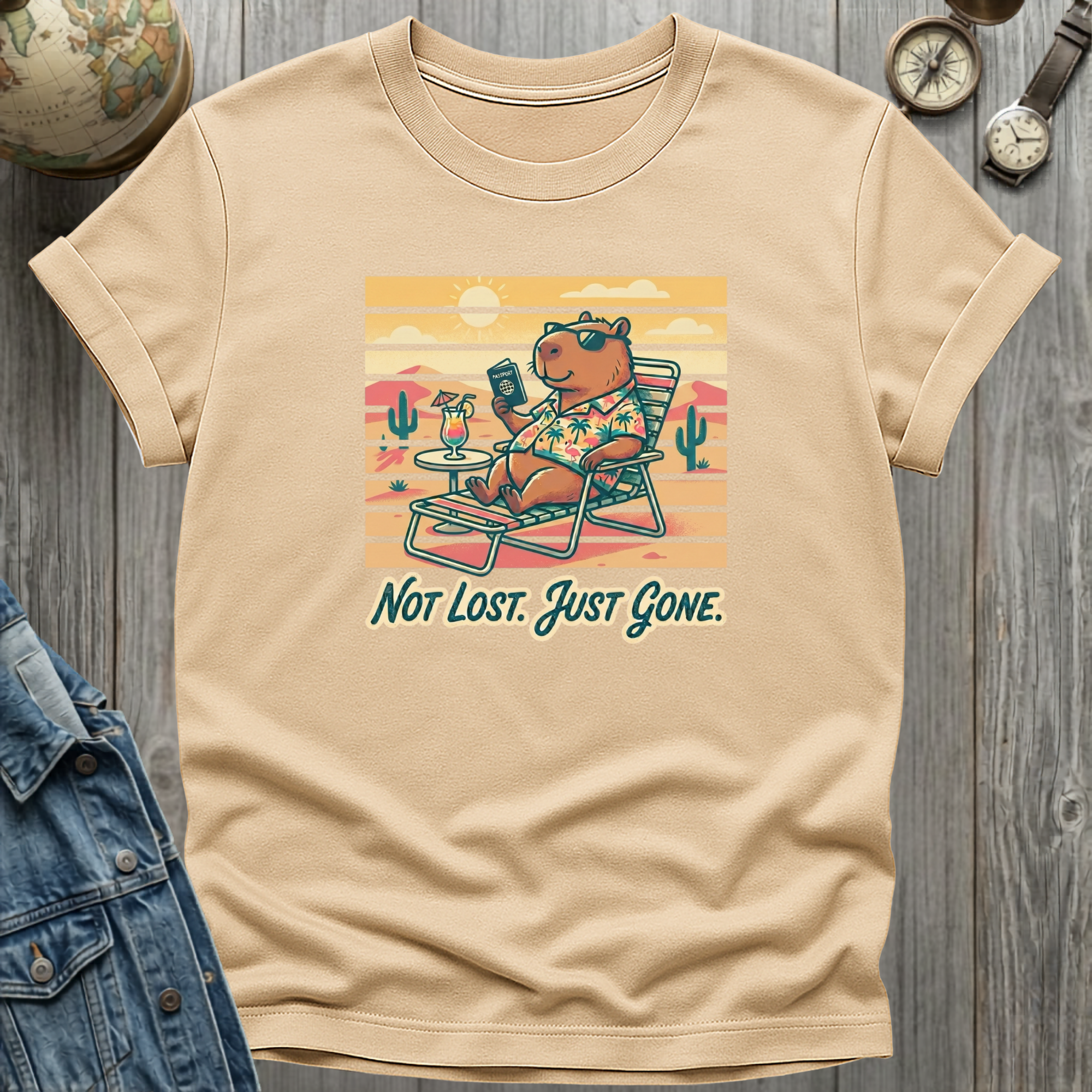 Capybara Not Lost T-Shirt