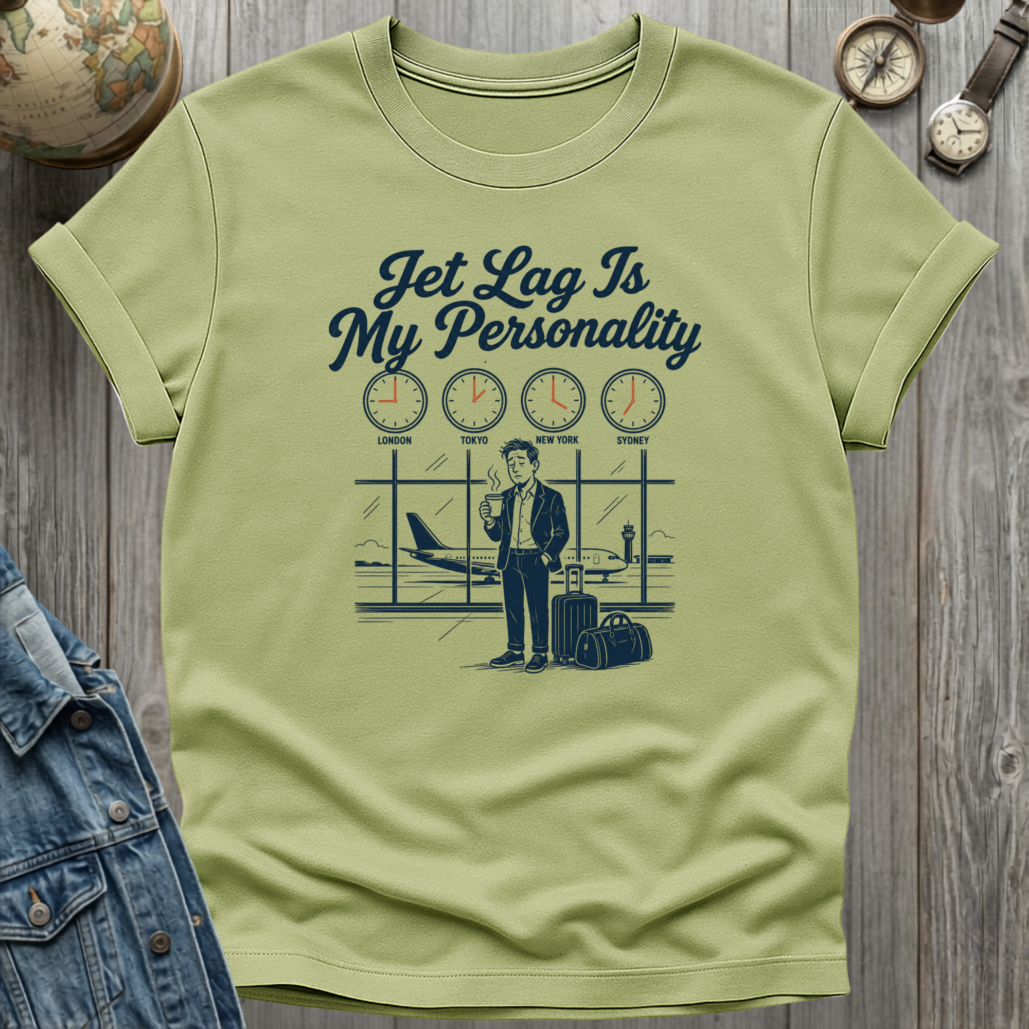 Jet Lag Clocks T-Shirt