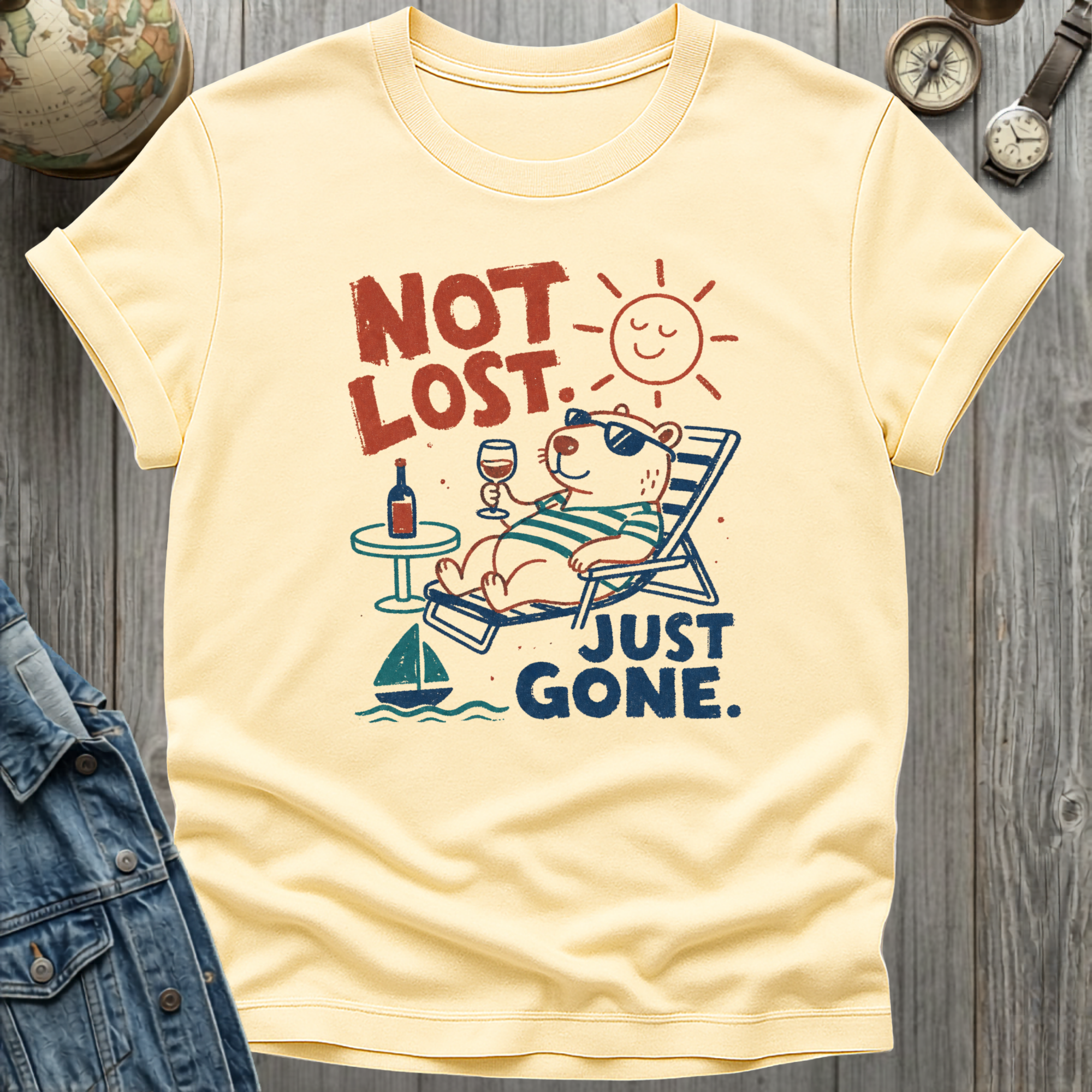 Capybara Not Lost T-Shirt