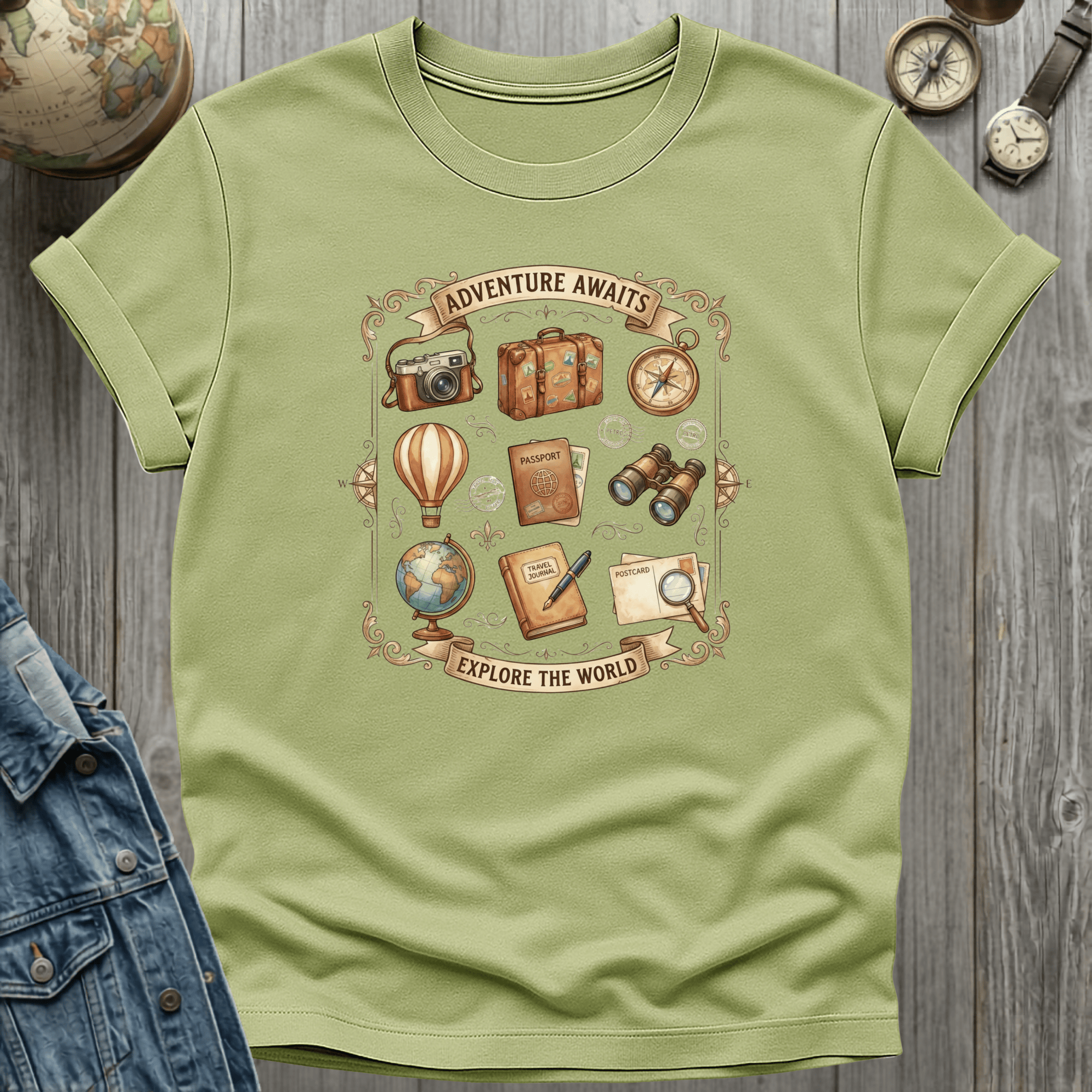 Old World Charm Travel T-shirt