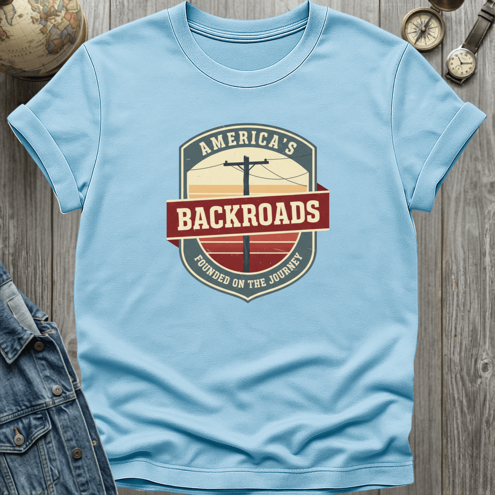 Backroads Badge T-Shirt