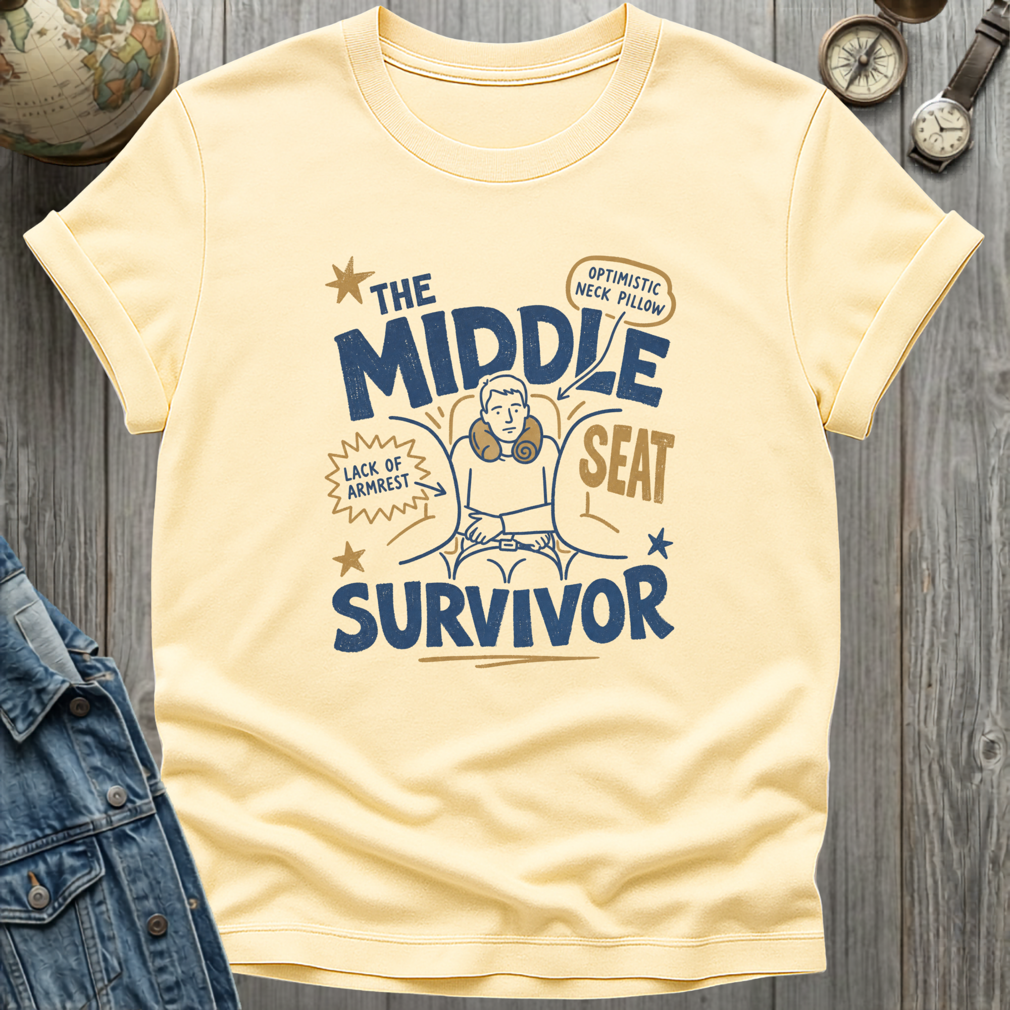 Middle Seat Survivor T-Shirt