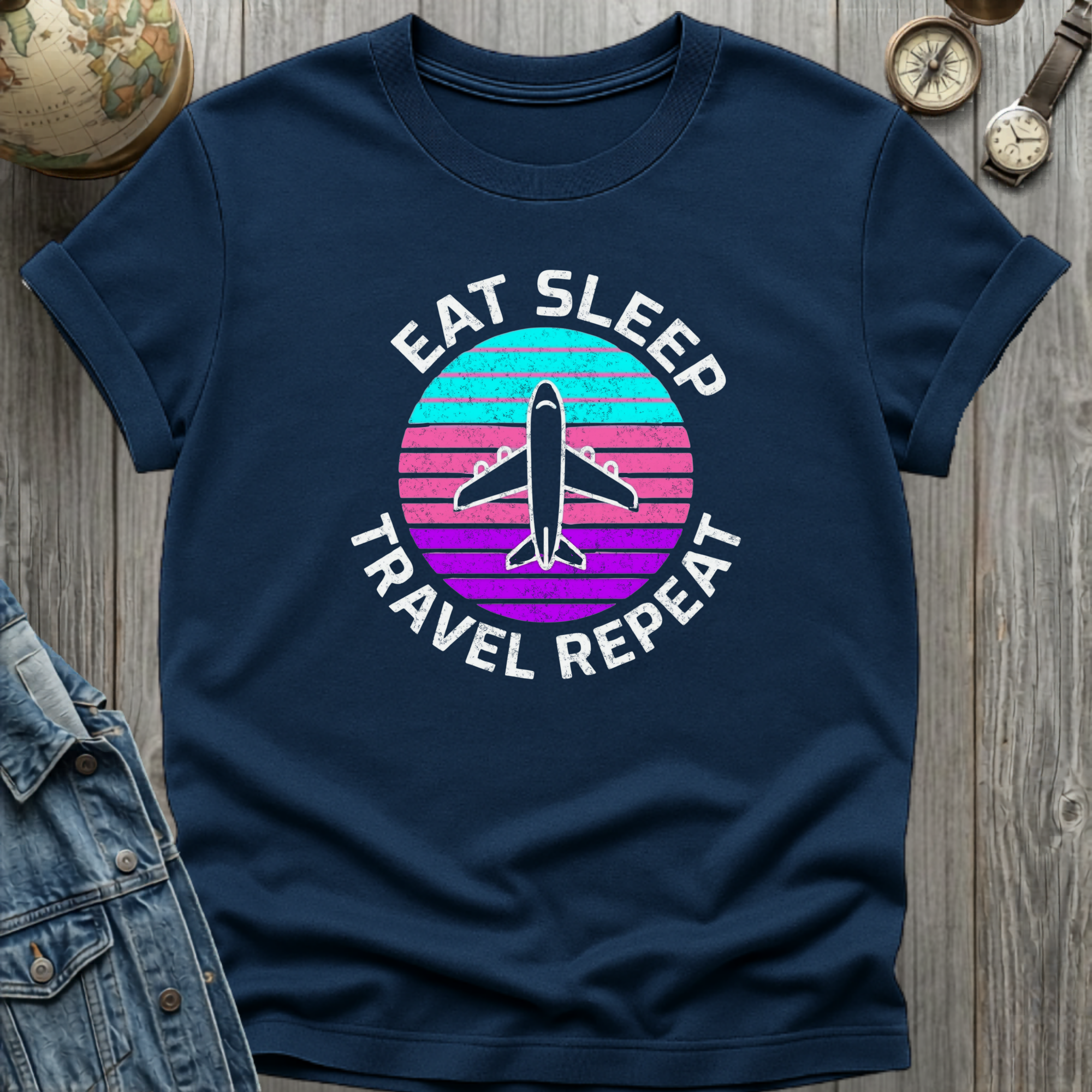 Plane Eat Sleep T-Shirt
