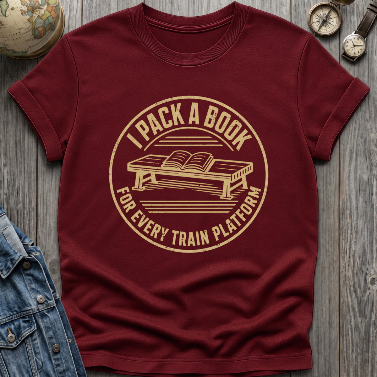 Book For Train T-Shirt