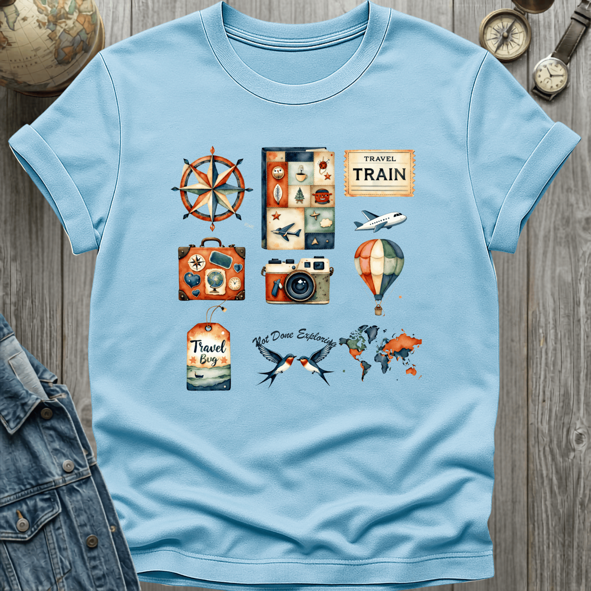 Travel Patchwork T-Shirt