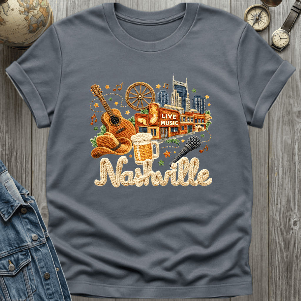 Nashville Faux Woven T-Shirt