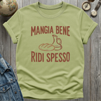 Mangia Bene Ridi Spesso T-Shirt