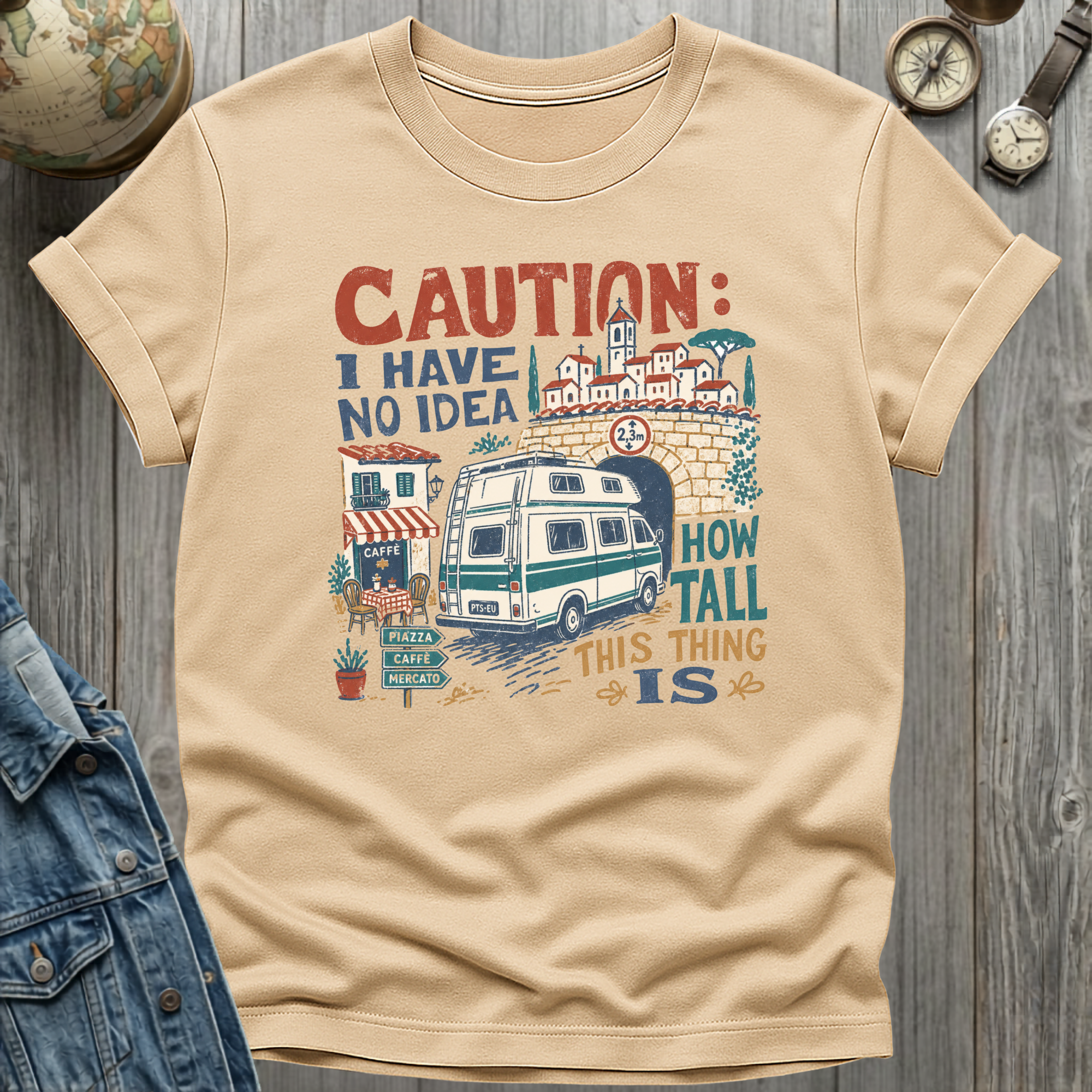 Caution No Idea T-Shirt