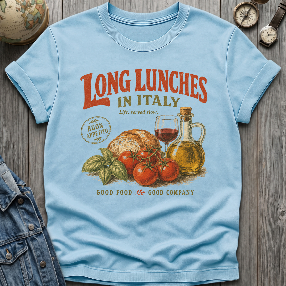 Long Lunches Italy T-Shirt
