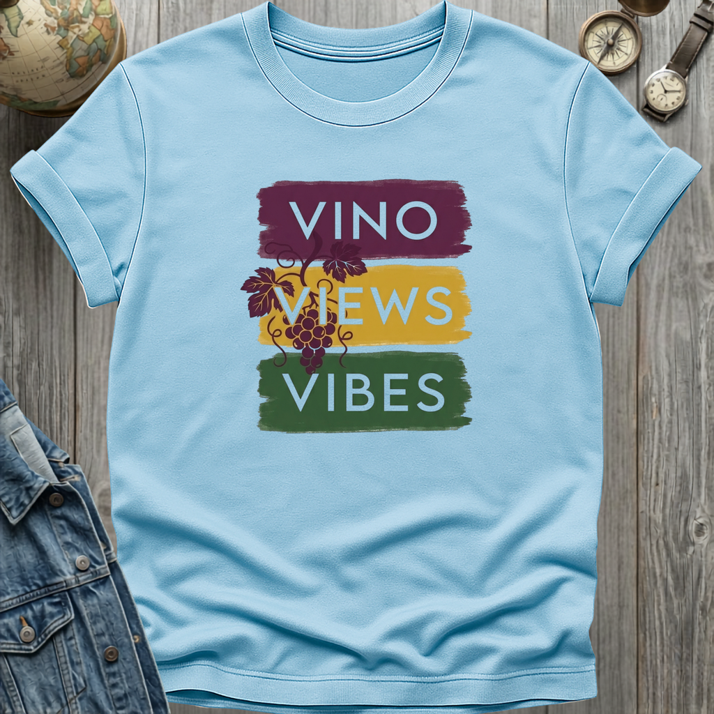 Vino Views Vibes T-Shirt