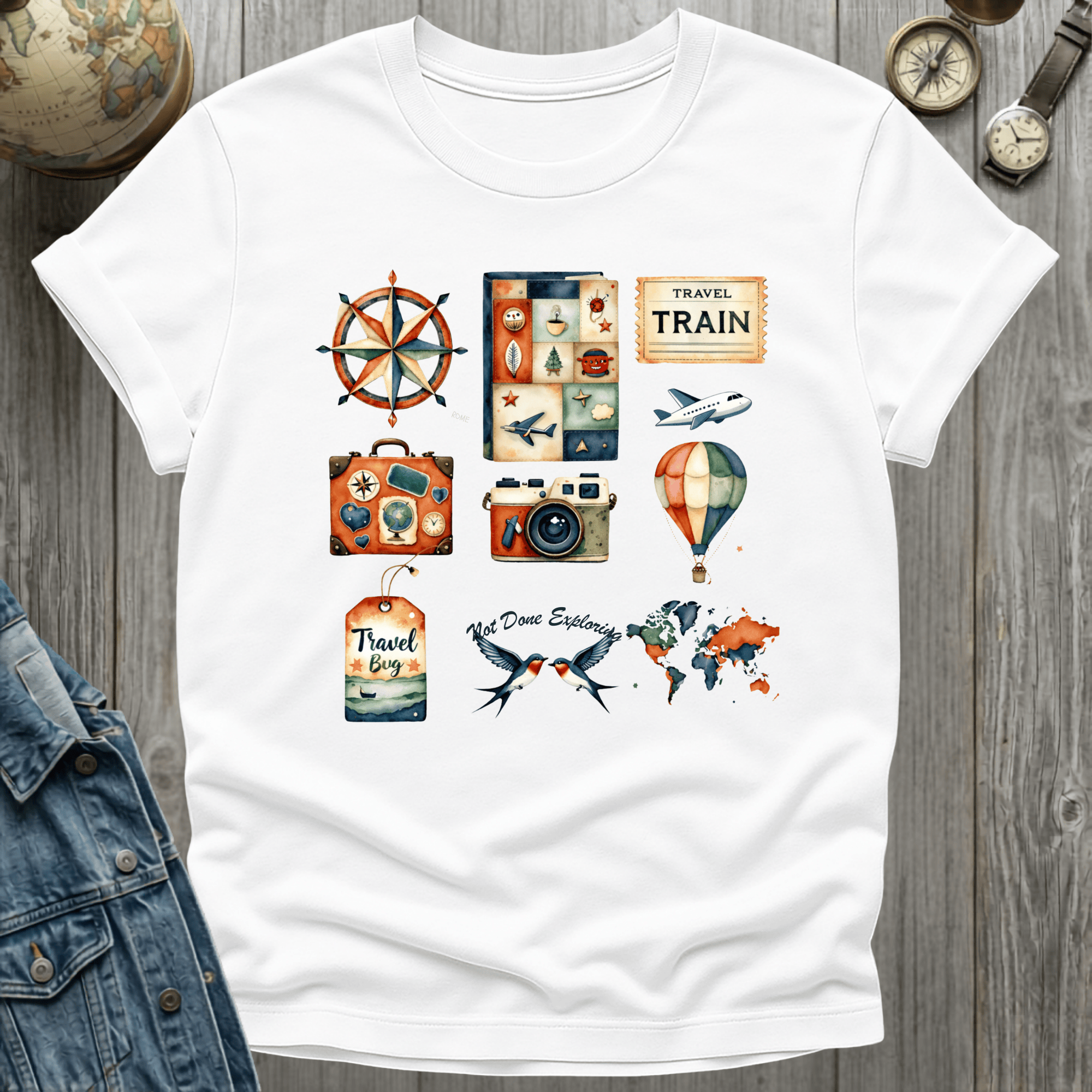 Travel Patchwork T-Shirt