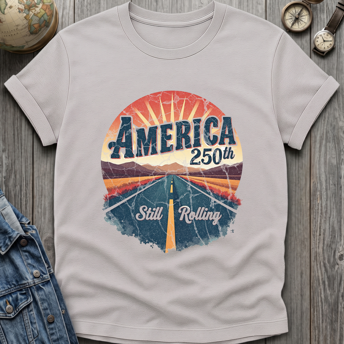 America 250th Badge T-Shirt