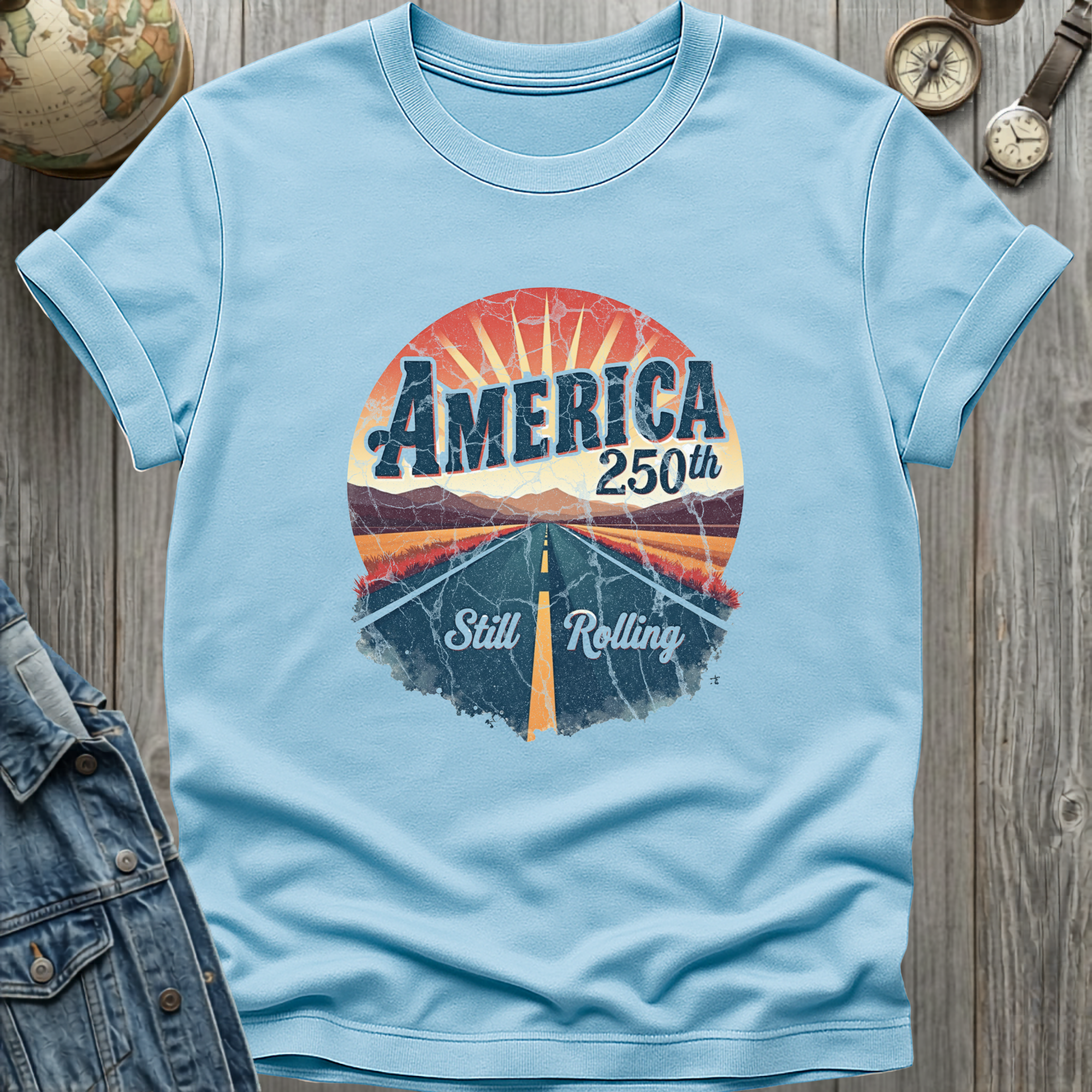 America 250th Badge T-Shirt