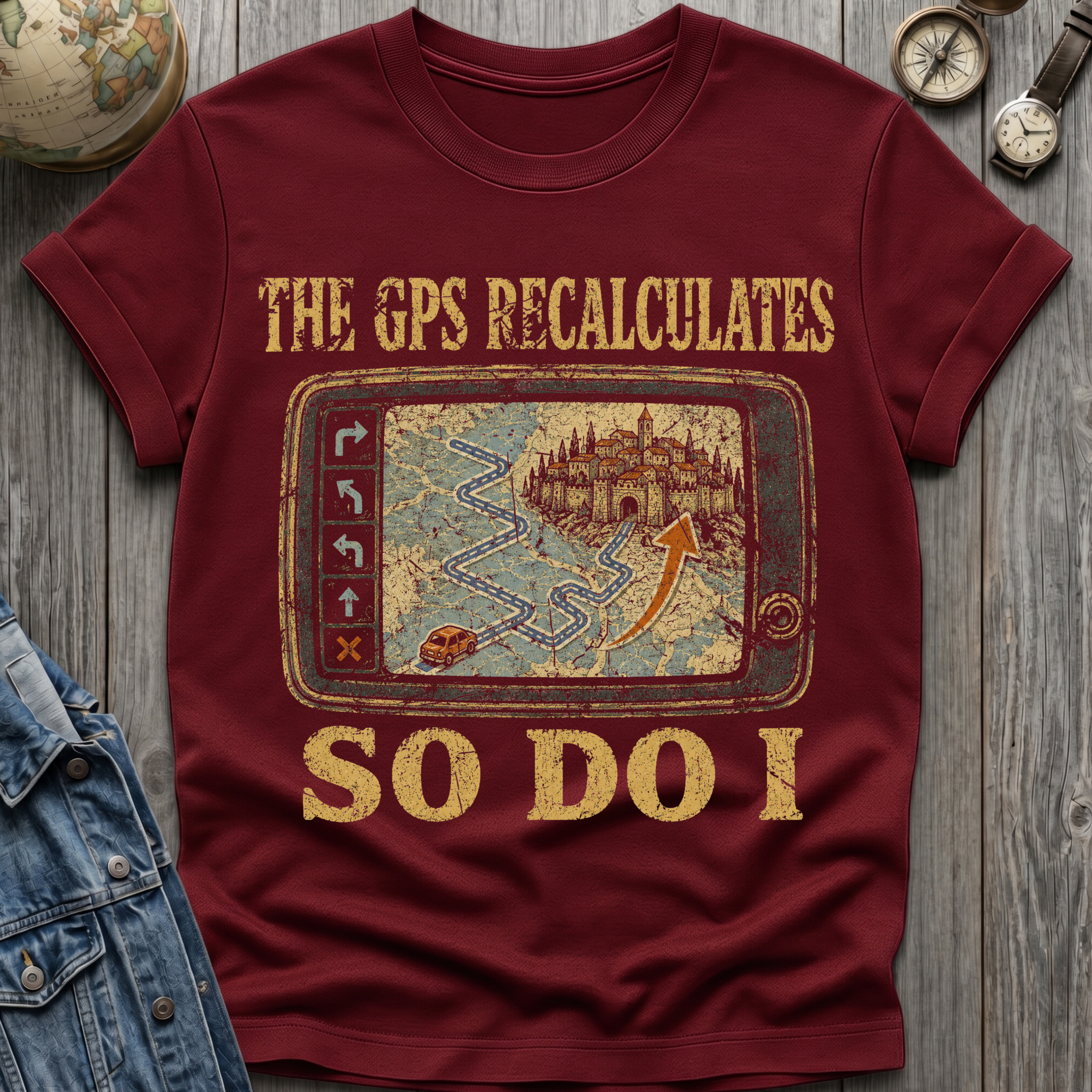 GPS Recalculates T-Shirt