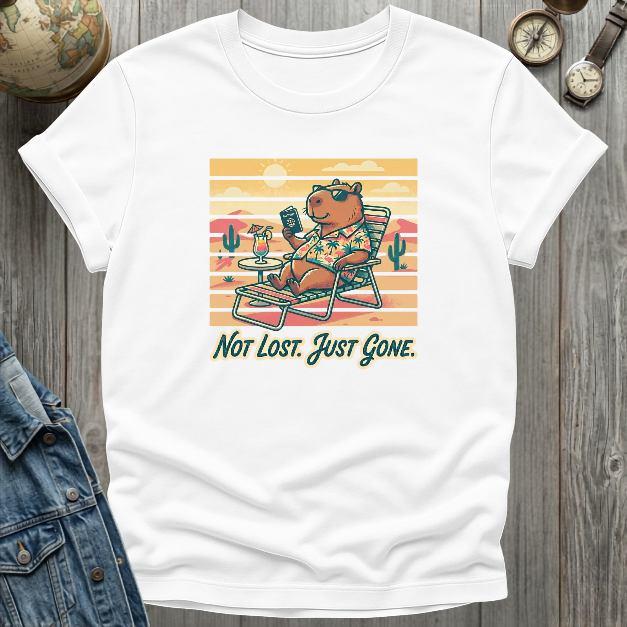 Capybara Not Lost T-Shirt