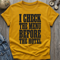 Menu Check T-Shirt