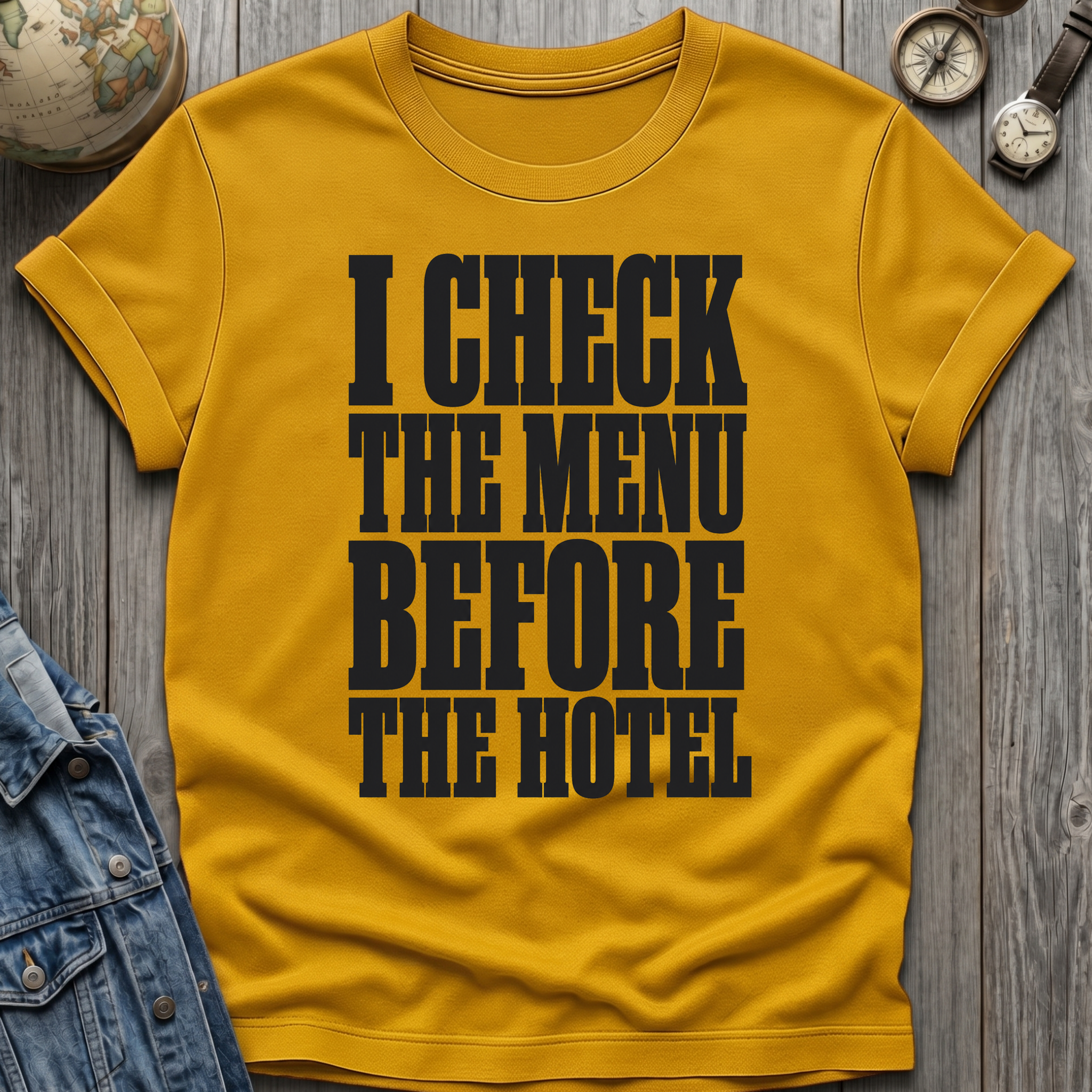 Menu Check T-Shirt