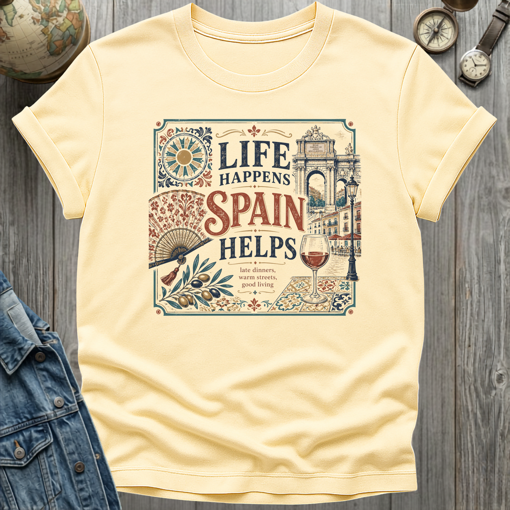 Spain Helps T-Shirt