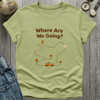 Where Are We Going Map T-Shirt