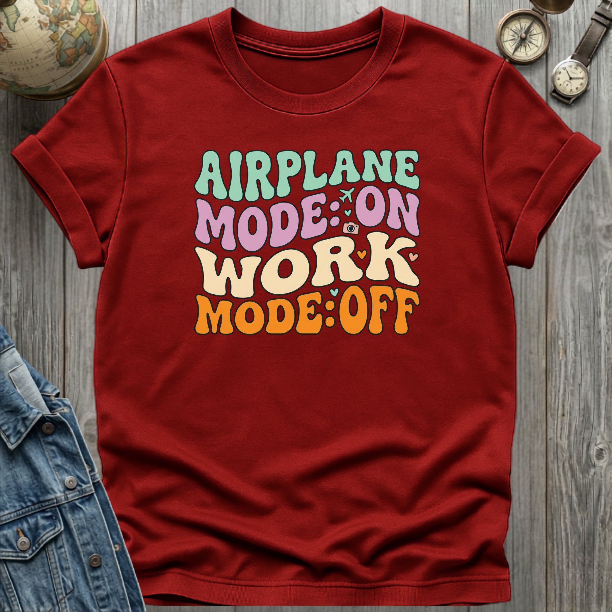 Airplane Mode On T-Shirt