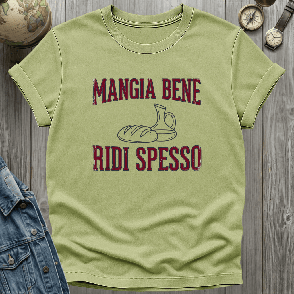 Mangia Bene Ridi Spesso T-Shirt