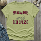 Mangia Bene Ridi Spesso T-Shirt