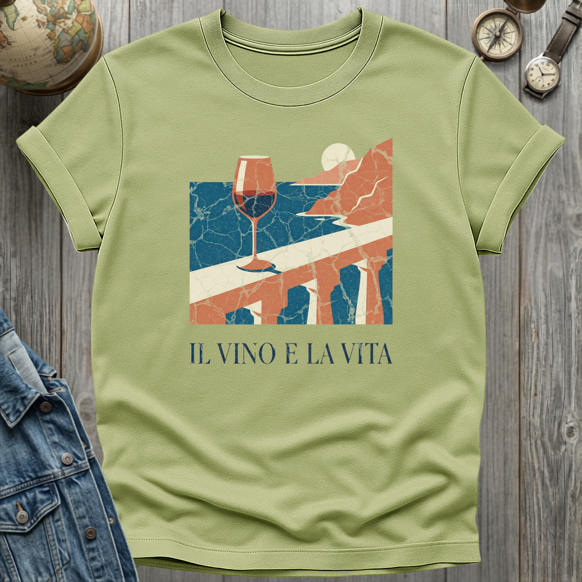 Il Vino E La Vita T-Shirt