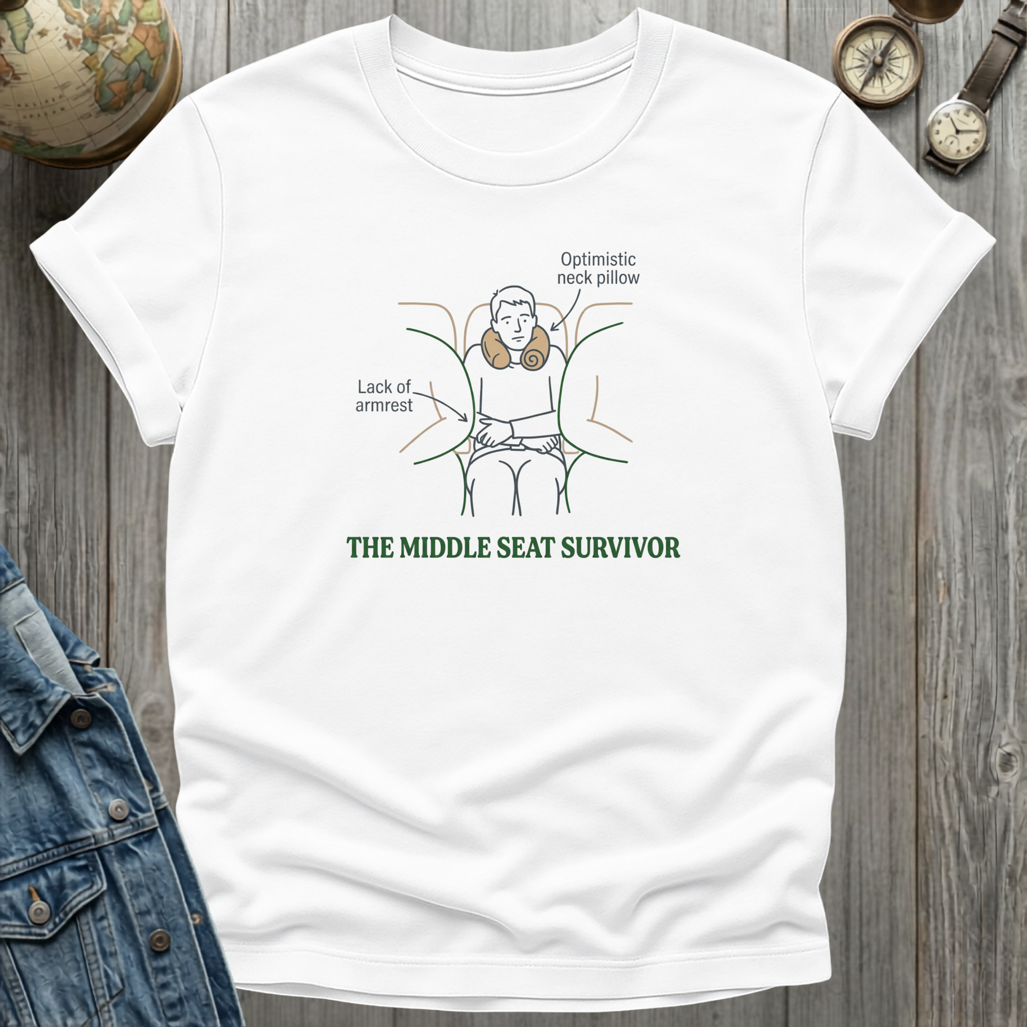 Middle Seat Survivor T-Shirt