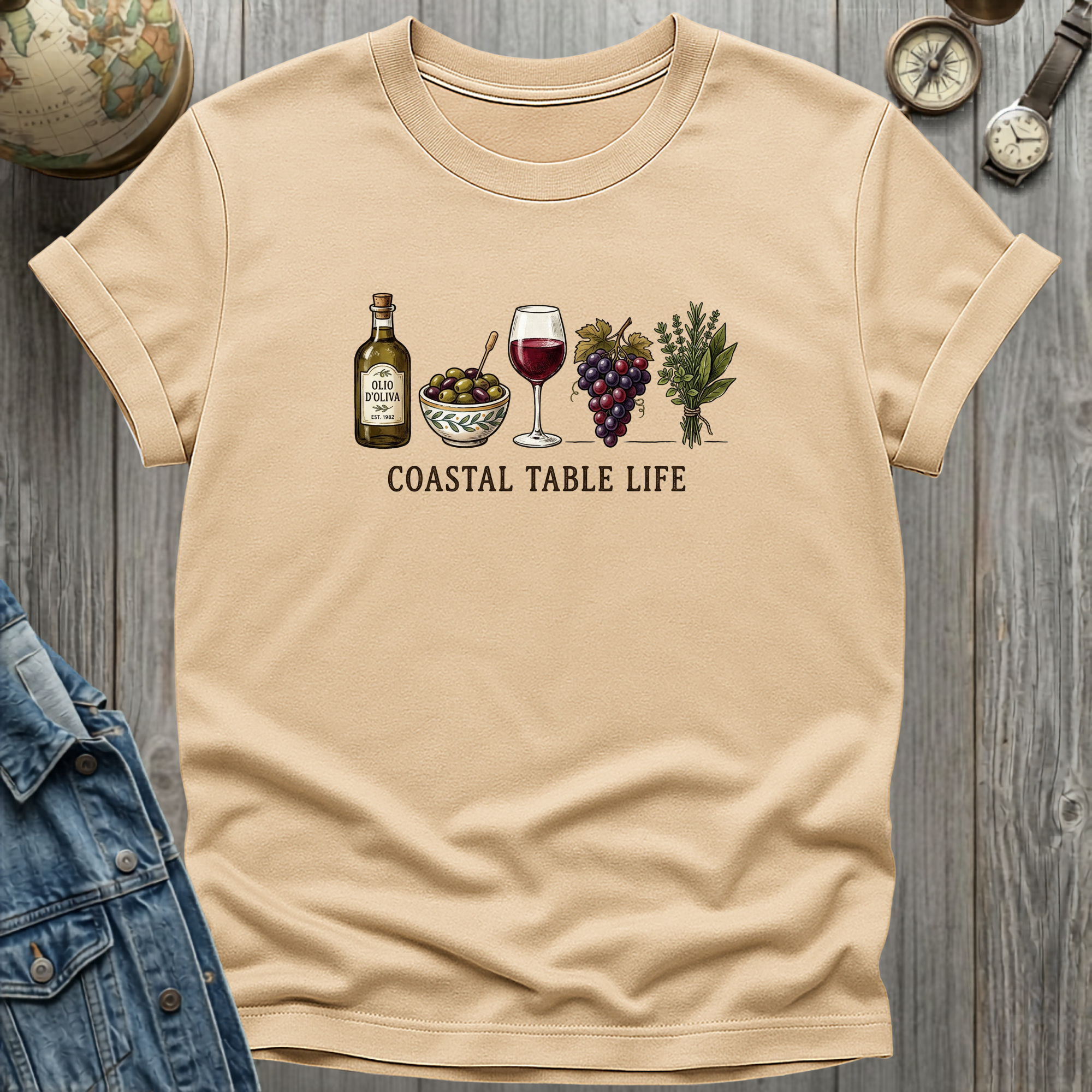 Coastal Table T-Shirt Natural / S