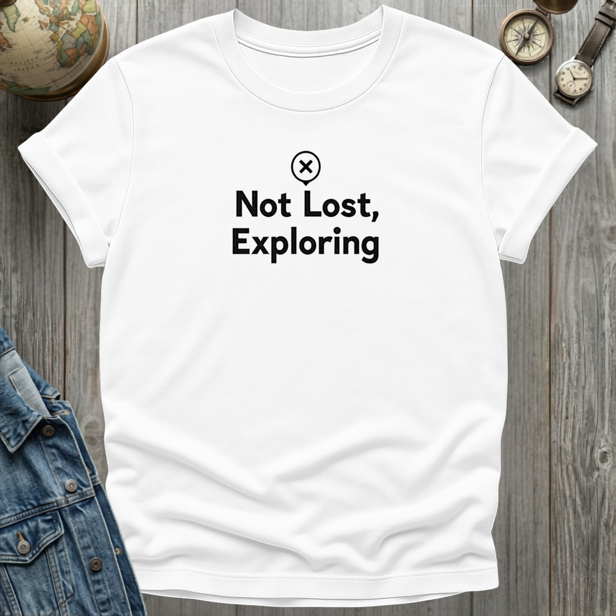 Not Lost, Exploring T-Shirt