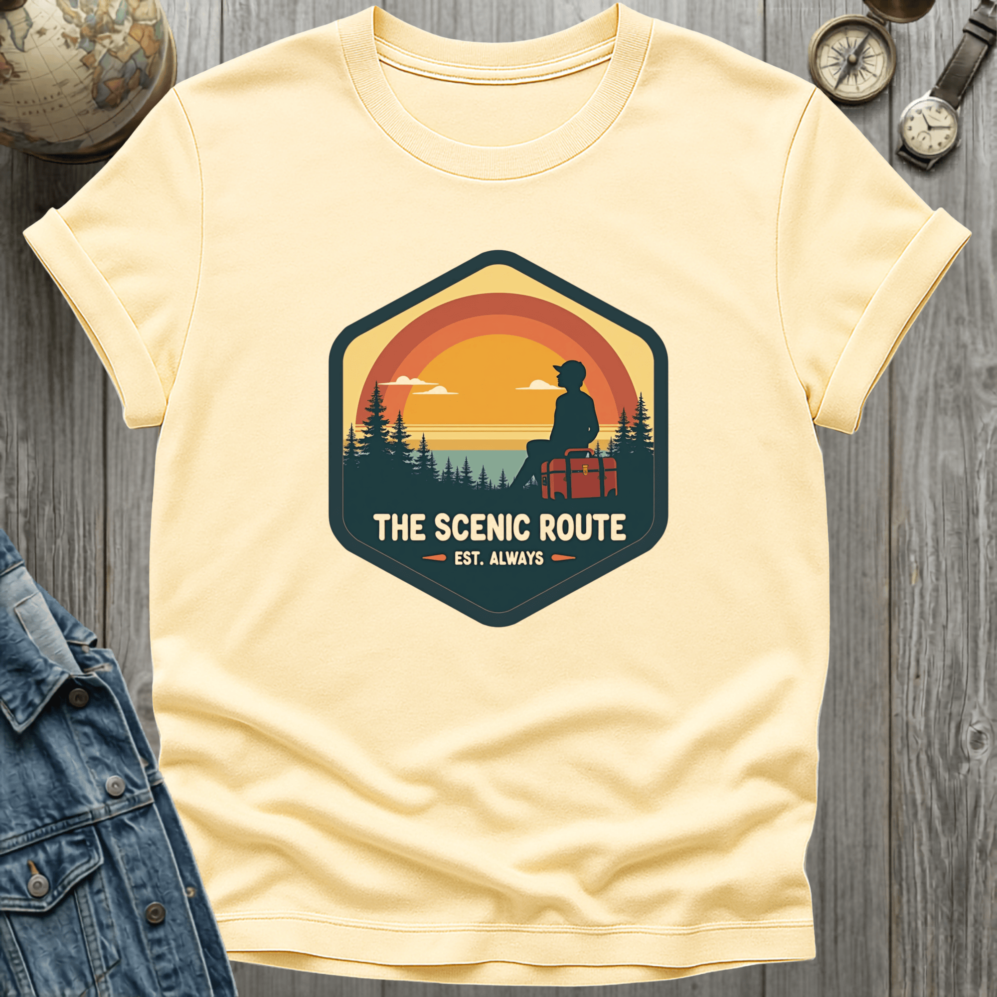 Scenic Route Est Always T-Shirt