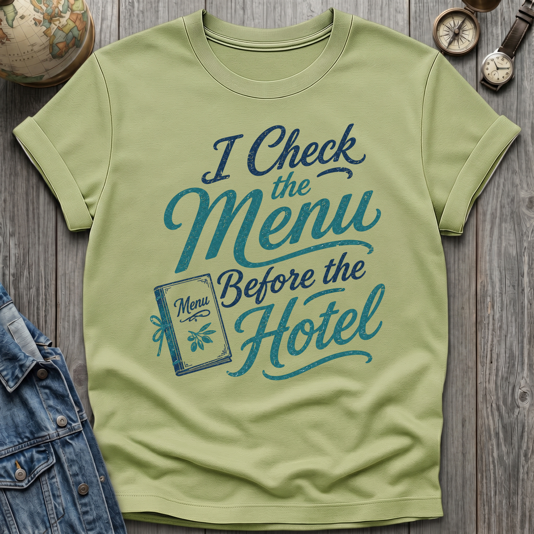 Menu Check T-Shirt