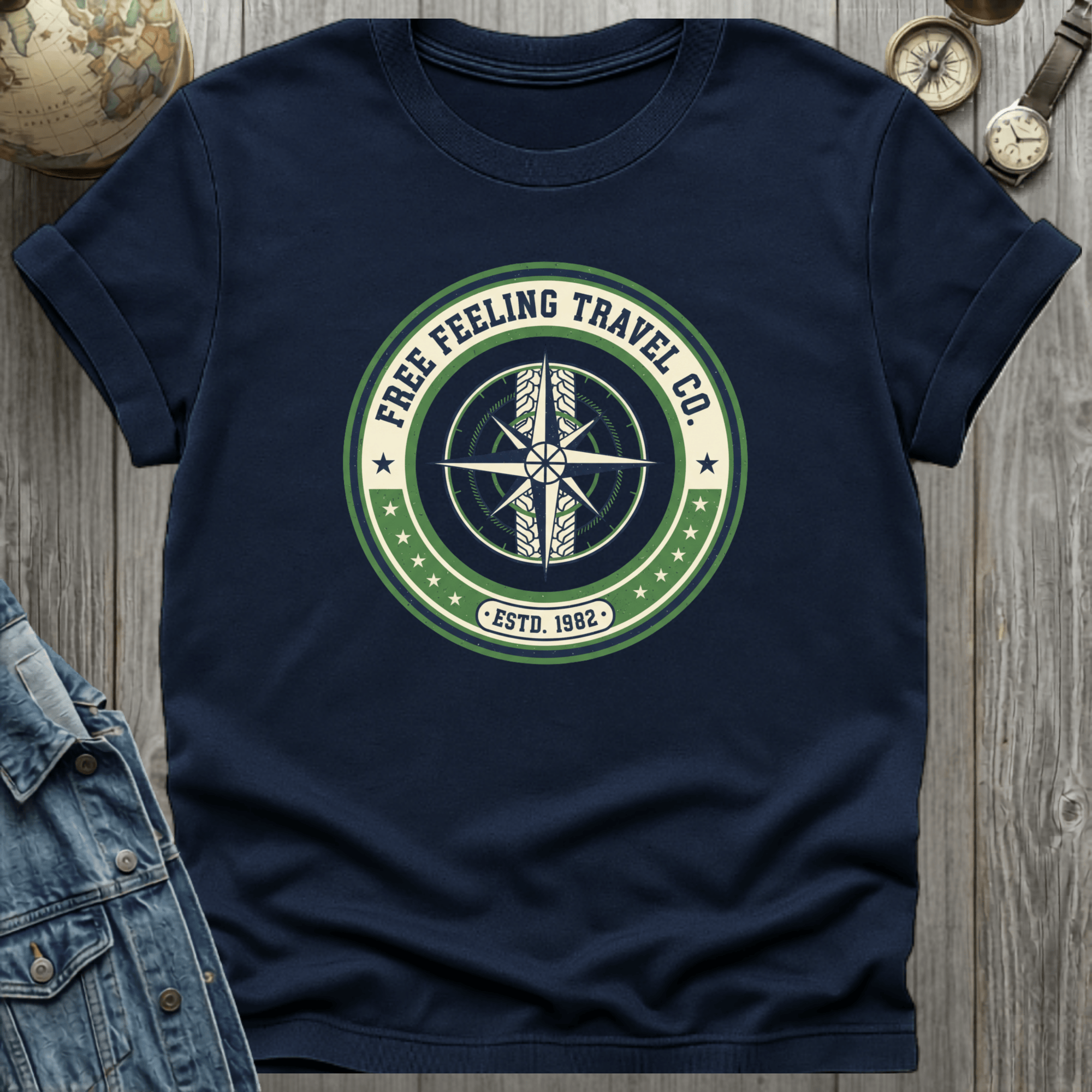 Free Feeling Travel Co T-Shirt