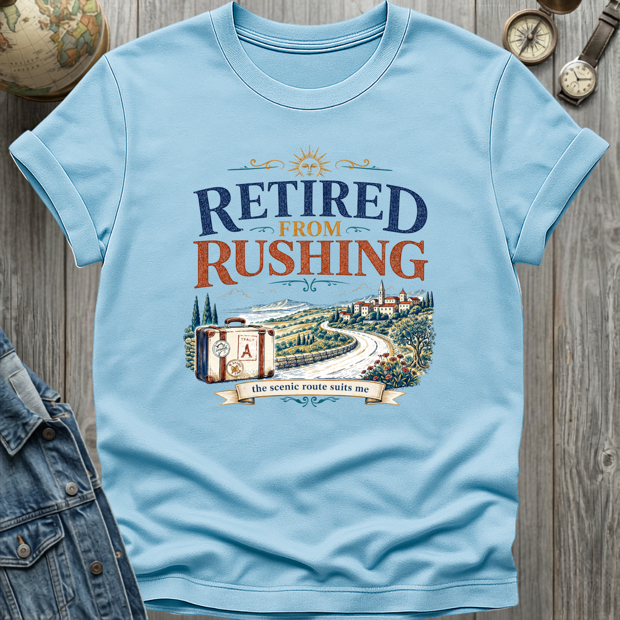 Retired From Rushing T-Shirt