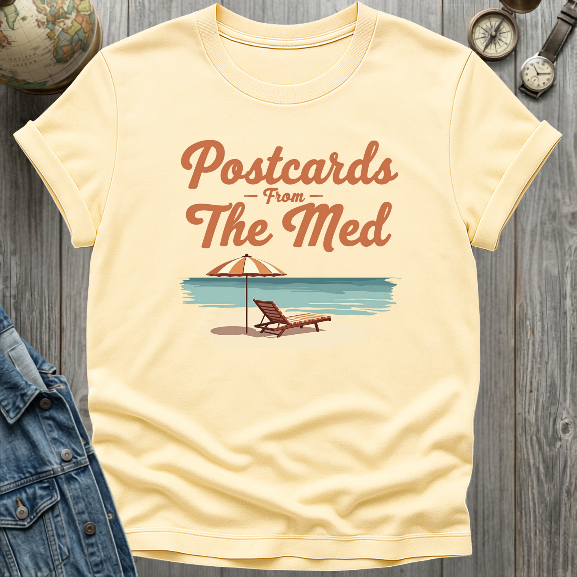 Postcards Med T-Shirt