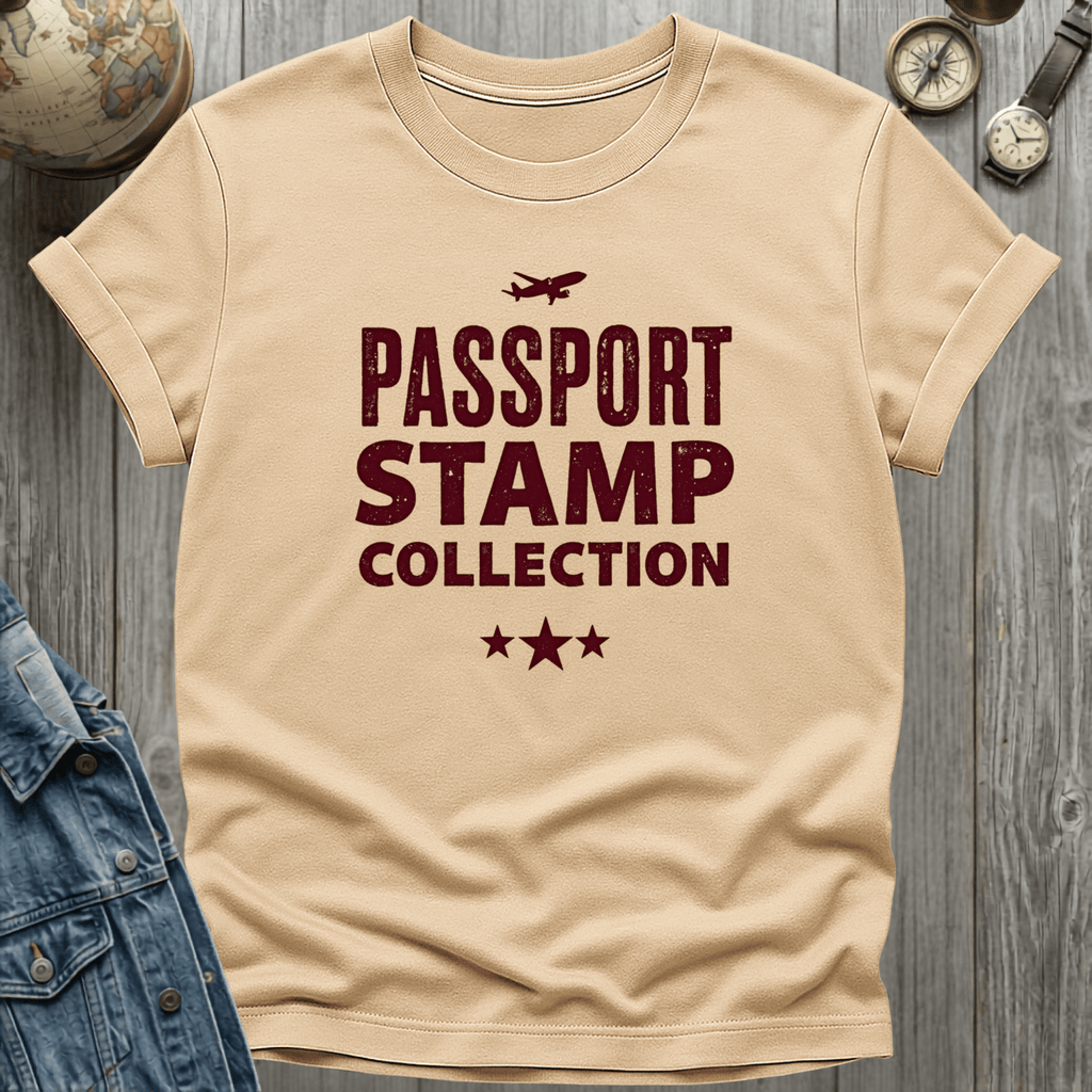 Passport Stamp Collection T-Shirt