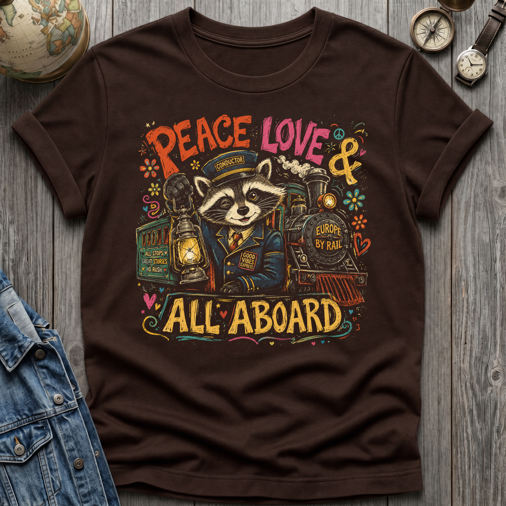 Peace Love Rail T-Shirt