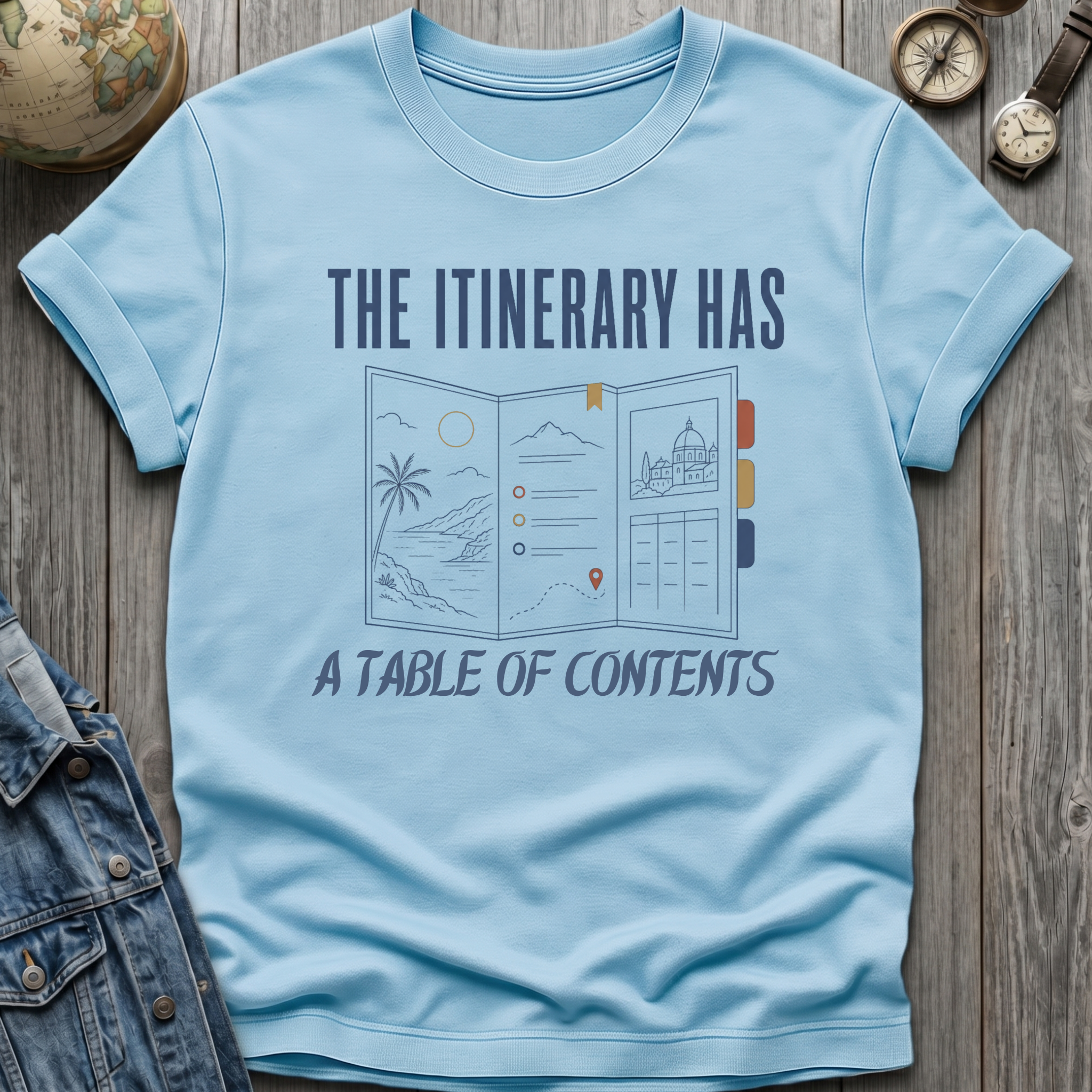 Travel Itinerary T-Shirt