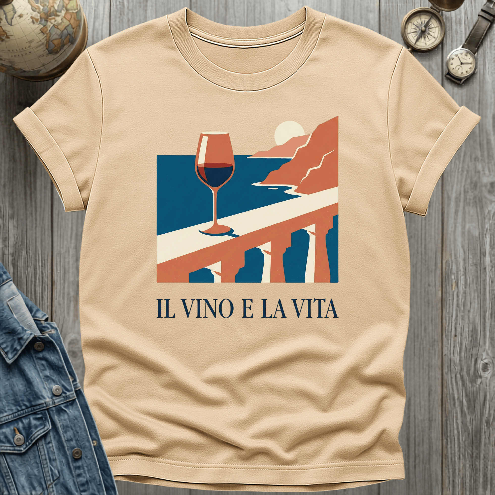 Il Vino E La Vita T-Shirt