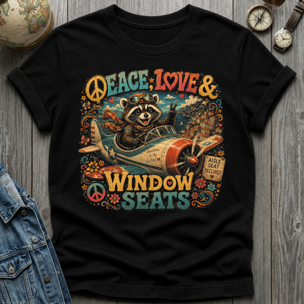 Peace Love Window T-Shirt