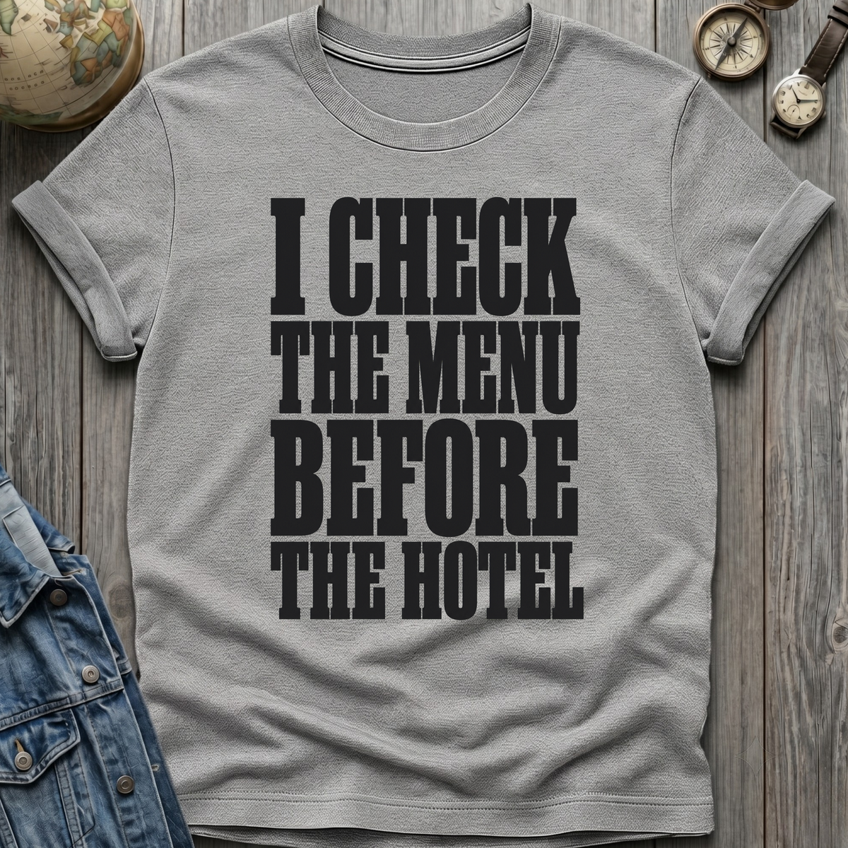Menu Check T-Shirt