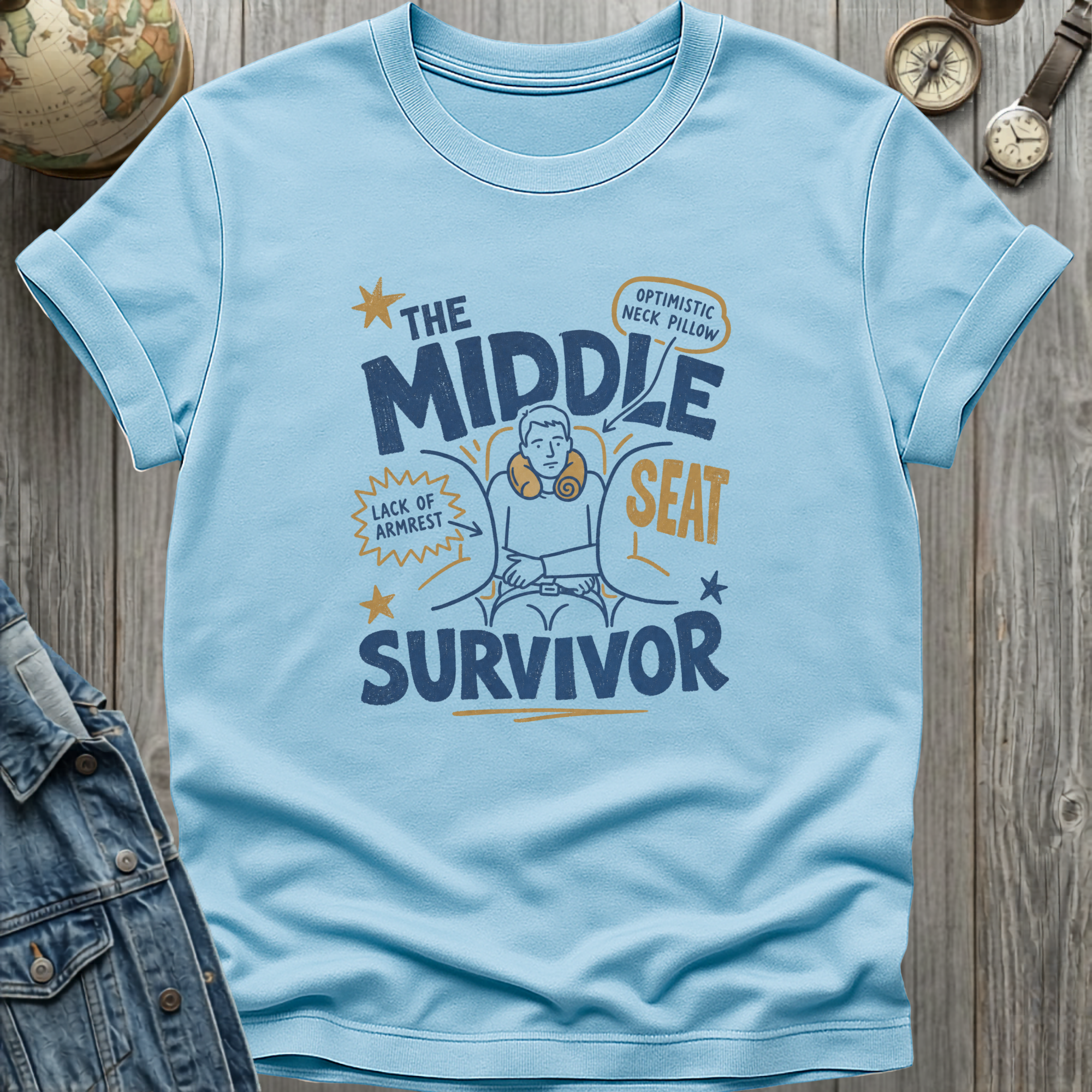 Middle Seat Survivor T-Shirt