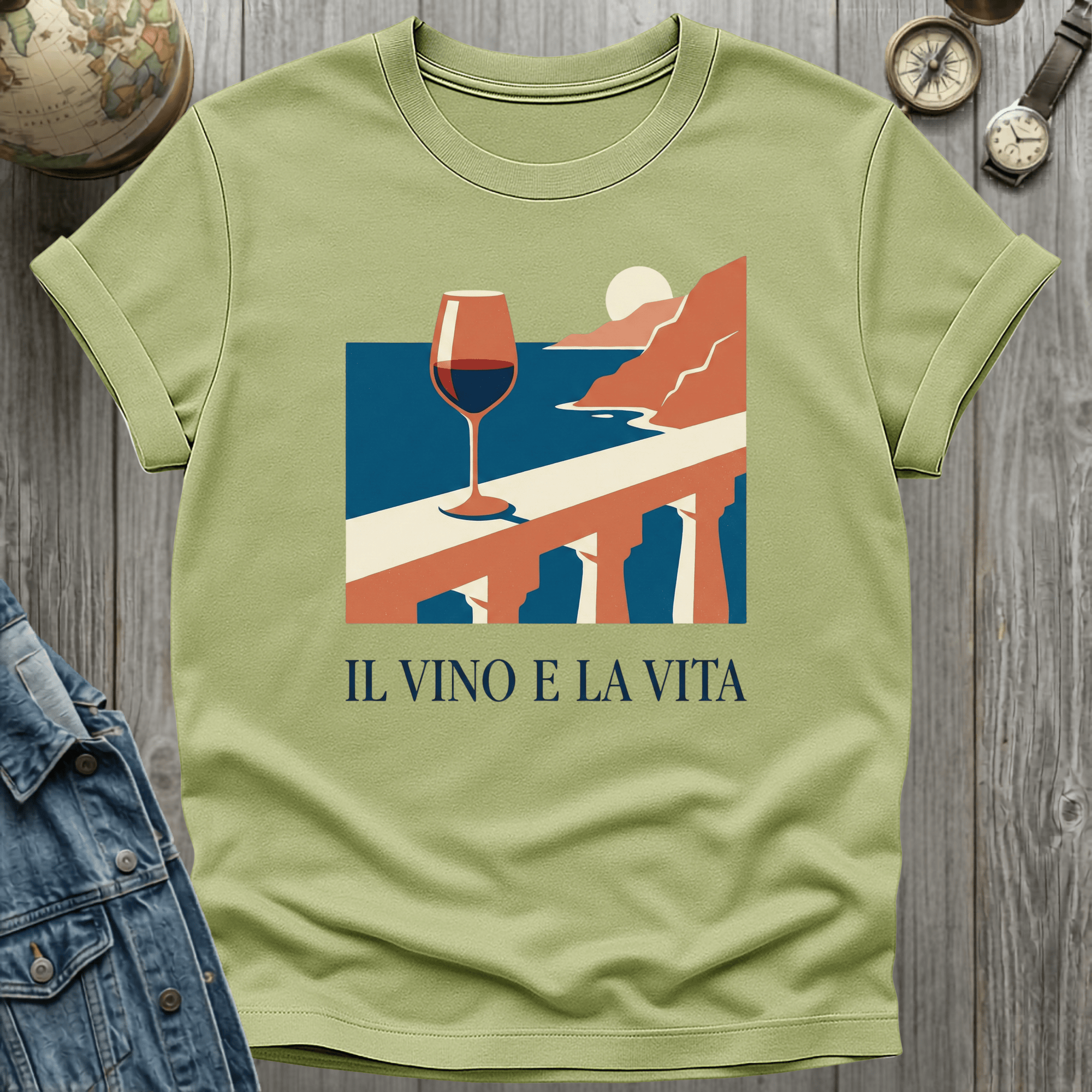 Il Vino E La Vita T-Shirt