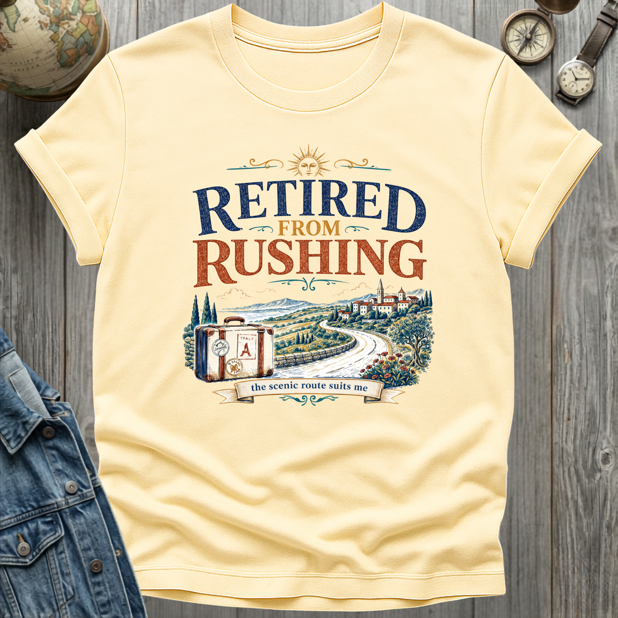 Retired From Rushing T-Shirt