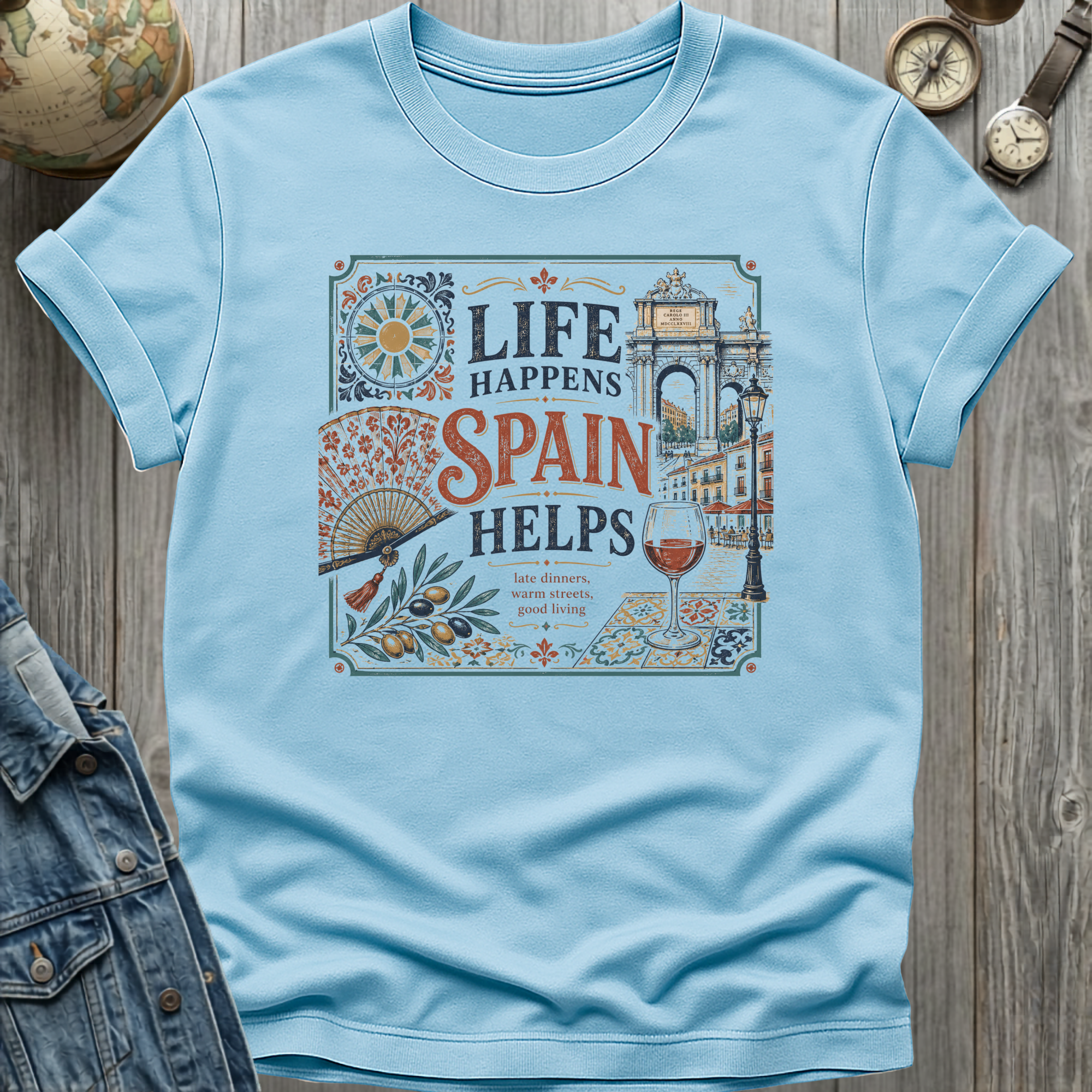 Spain Helps T-Shirt