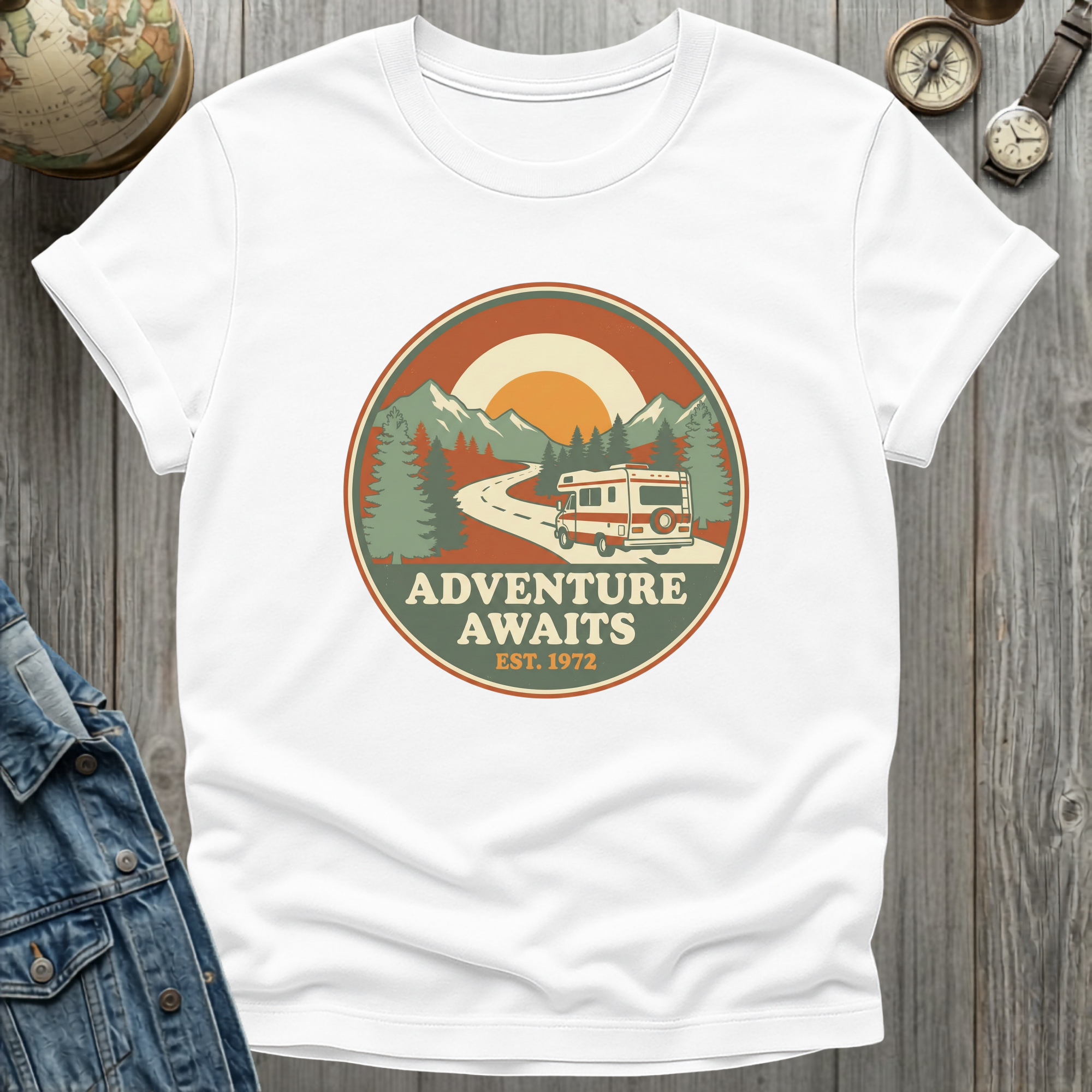 Adventure Awaits RV T-Shirt