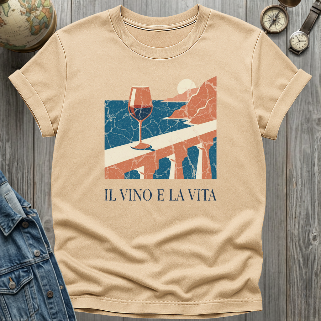 Il Vino E La Vita T-Shirt