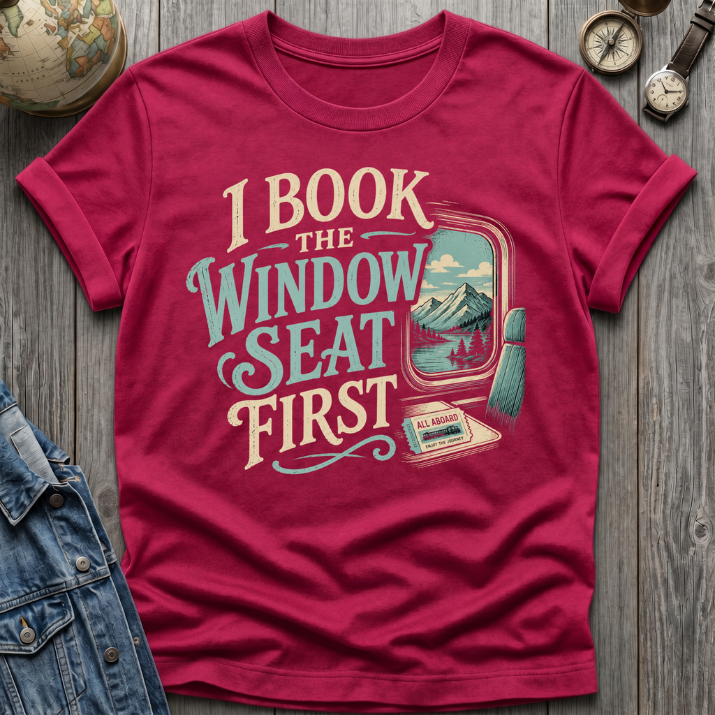 Window Seat Train T-Shirt