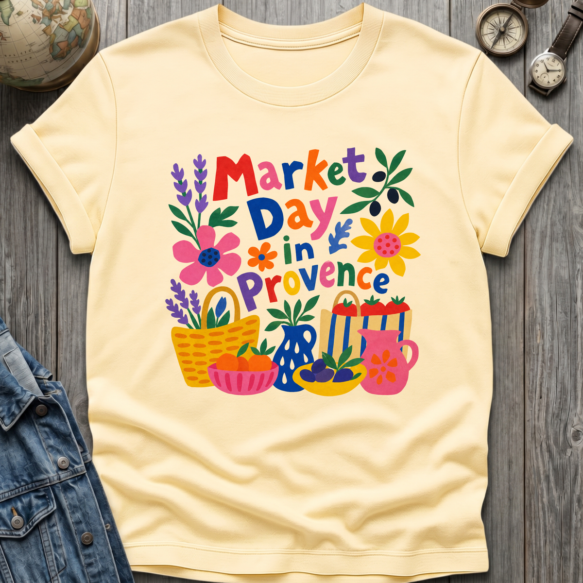 Market Day Provence Tee